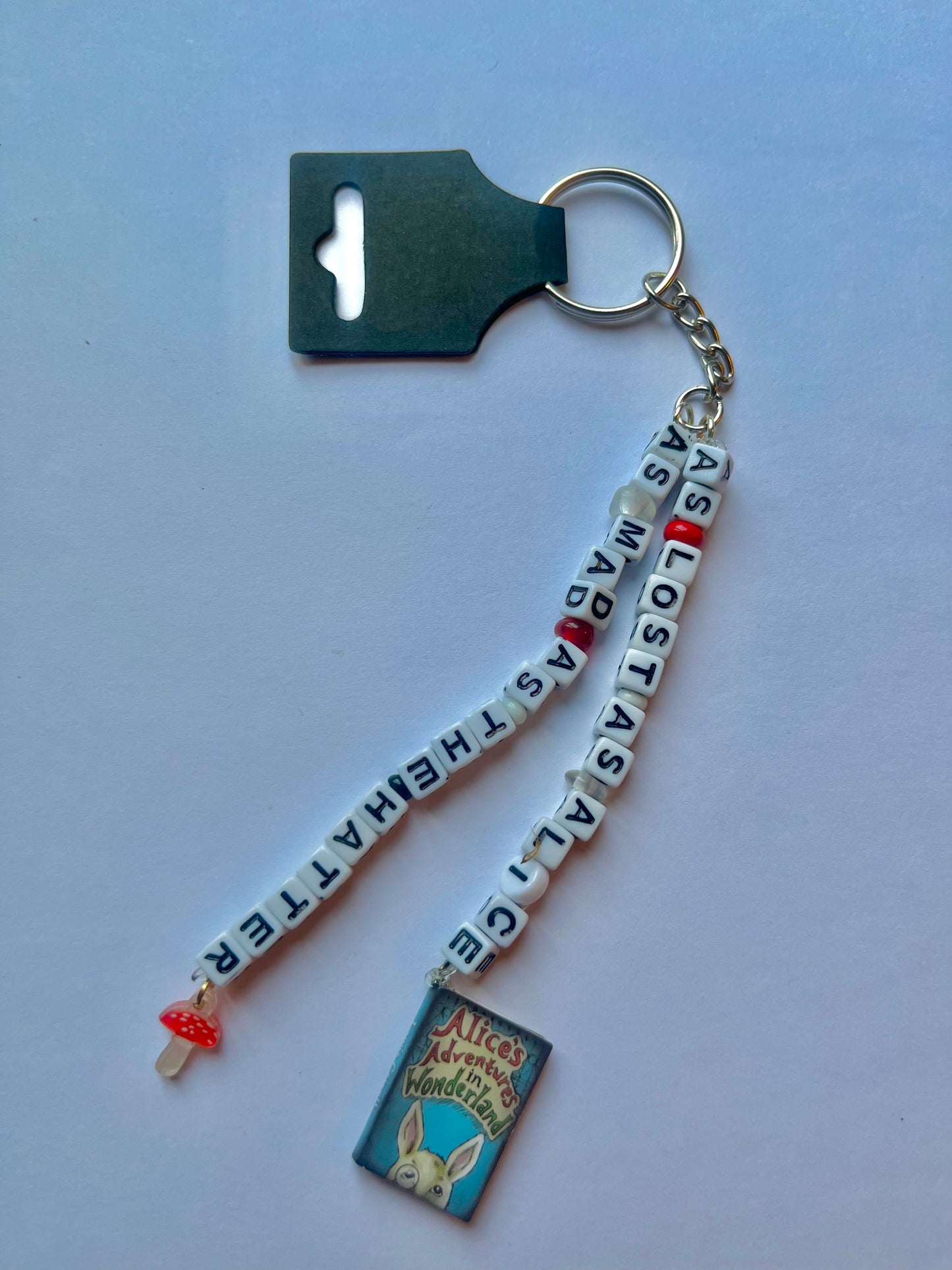 Alice in wonderland keychain