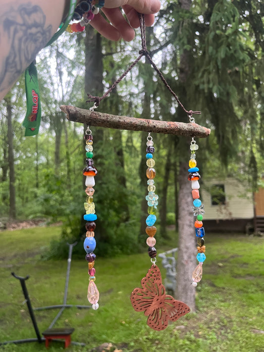 Crystal Butterfly Hanging Piece