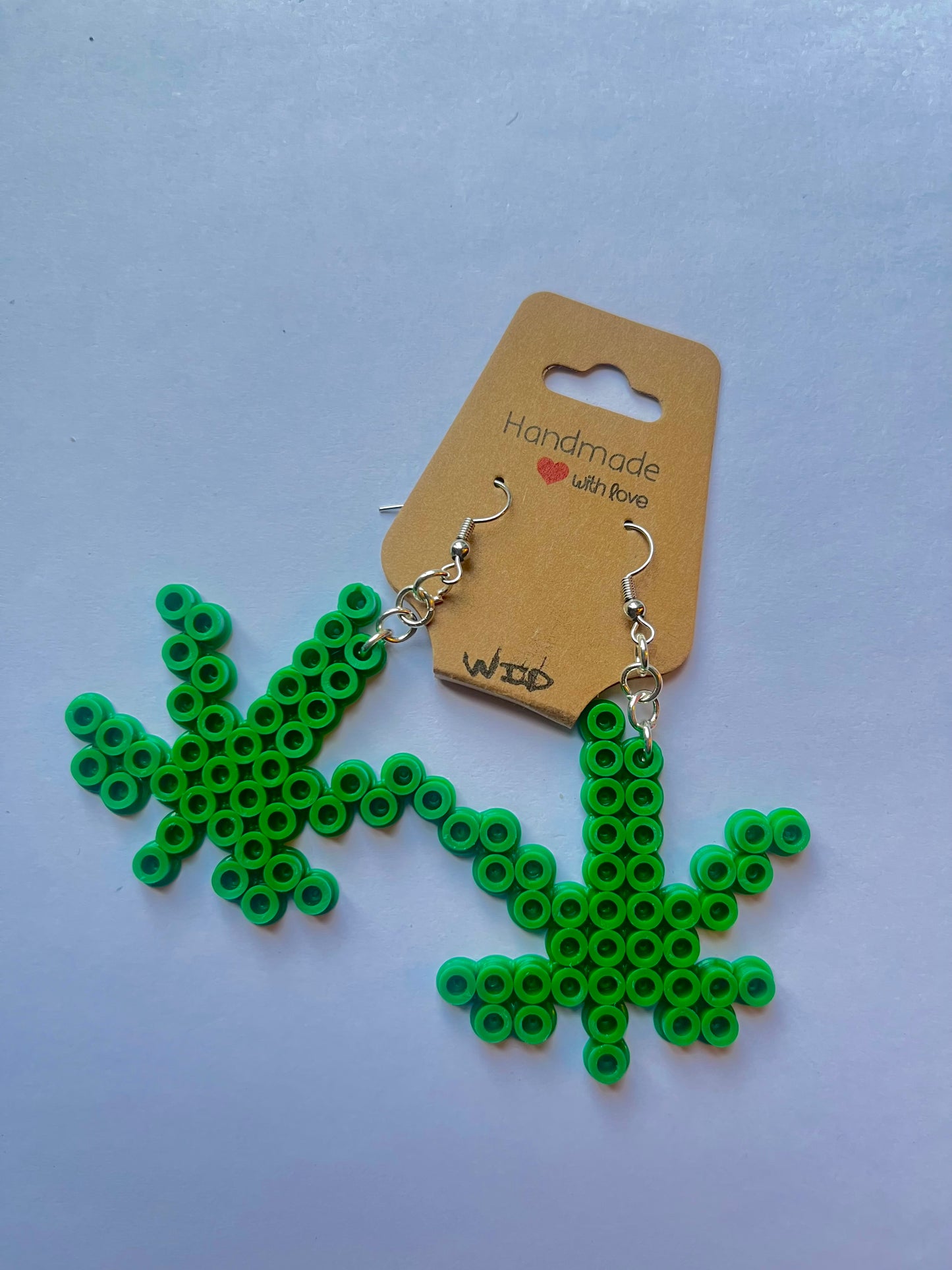 Pot leaf earrings