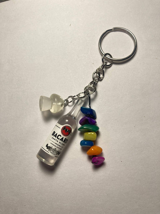 Bacardi keychain set